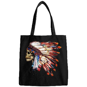 Discover skull headdress Bags