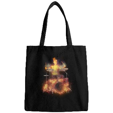 Discover Flaming Skeleton Drumer S Bags