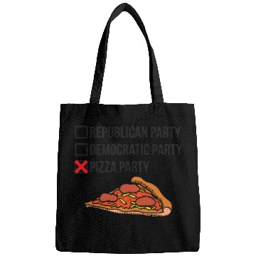 Discover Republican Party vs Democratic Party vs Pizza Part Bags