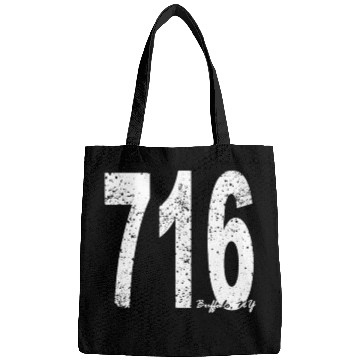 Discover Vintage Buffalo Area Code 716 Bags