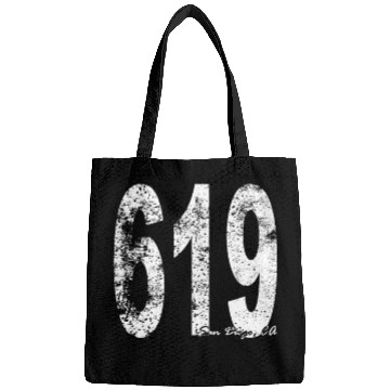 Discover Vintage San Diego Area Code 619 Bags