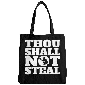 Discover Thou Shall Not Steal Funny Baseball Catcher Bags