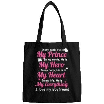 Discover I LOVE MY BOYFRIEND Bags