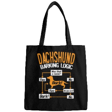 Discover Dachshund Barking Logic Bags