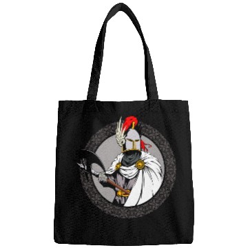 Discover ancient warrior Sparta ax helmet raincoat pattern Bags