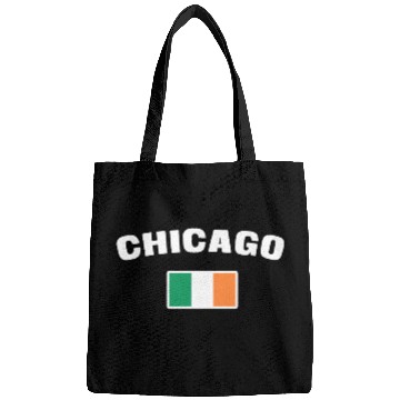 Discover Saint Patrick's Day Chicago Irish Flag Bags