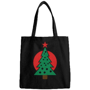 Discover christmas tree with circle Bags