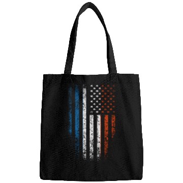 Discover France US Flag Grunge Bags