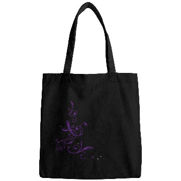 Discover Clef with music nout and flowers Bags