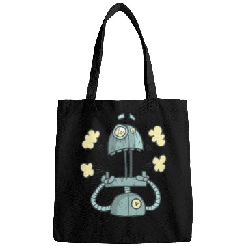 Discover Surprised robot Bags