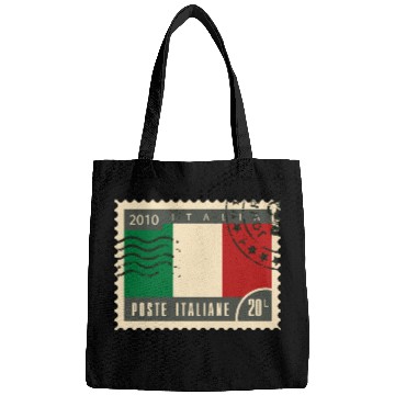 Discover italy post stamp Bags
