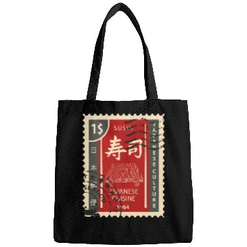 Discover japanese culture stamp Bags
