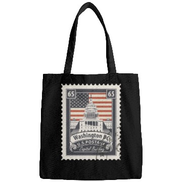 Discover Countries Flags stamp Bags