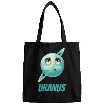 Discover Cartoon Planet Uranus Bags