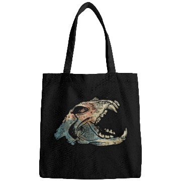 Discover tiger skull Bags