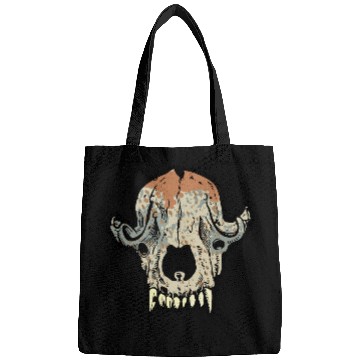 Discover dog skull Bags