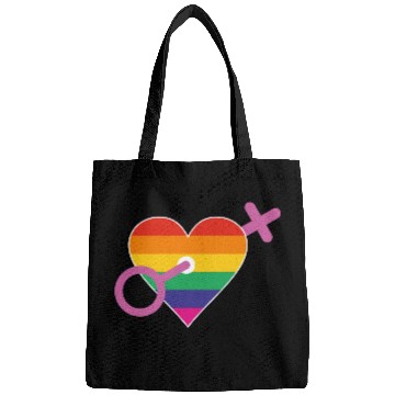 Discover Rainbow heart female Bags