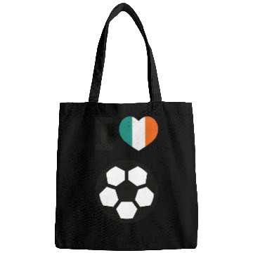 Discover I love Irish football Bags