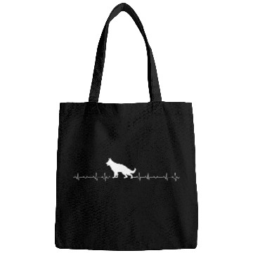 Discover German Shepherd - German Shepherd Heartbeat Bags