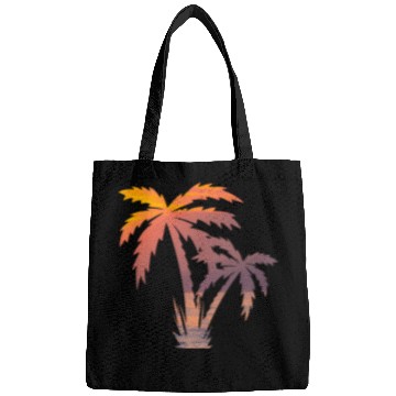 Discover California Palm Tree Sunset Bags