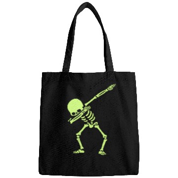 Discover Dabbing Skeleton Dab Hip Hop Skull Dab Glow Effect Bags