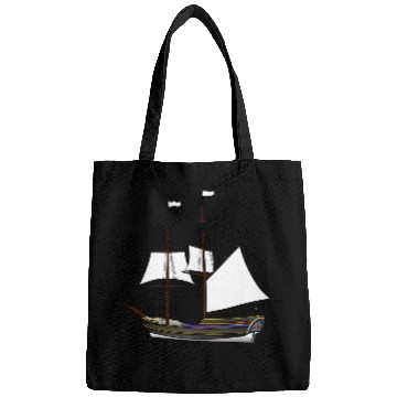 Discover ship boat canoe sailboat submarine yacht anchor405 Bags