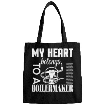 Discover My Heart Belongs To A Boilermaker Bags
