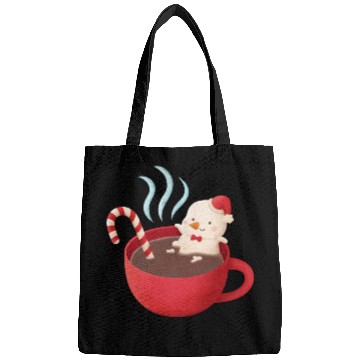 Discover Cute Snowman in Hot Cocoa Bags