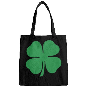 Discover Green 4 Leaf Clover Solid Bags