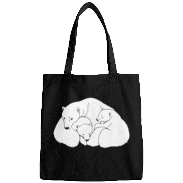 Discover Polar Bear w. Cubs Twins Bags