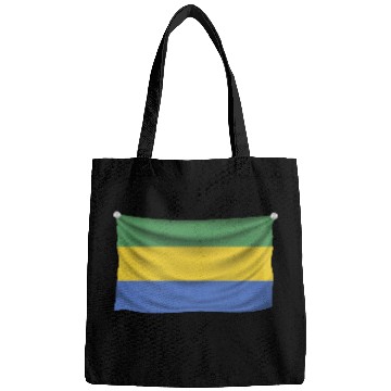 Discover flag gabon Bags