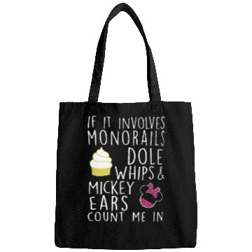 Discover If it involves monorails dole whips and mickey ear Bags