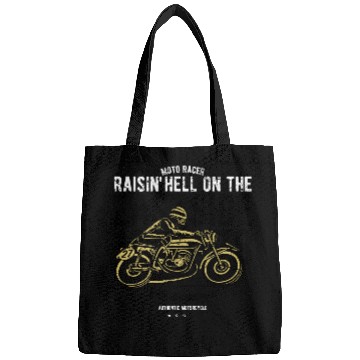 Discover Raisin Hell Moto Racer Bags