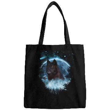 Discover Black Wolf Bl Moon Full Scape Bags