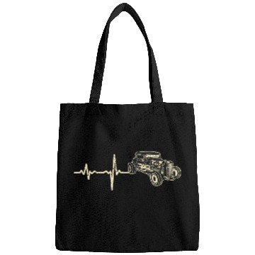 Discover gift heartbeat hot rod hotrod Bags