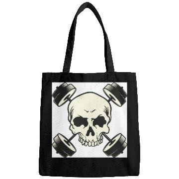 Discover skull gym Bags