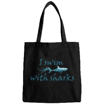 Discover I swim with sharks. Dive with sharks Bags