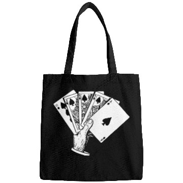 Discover Royal Flush Vintage Illustration Bags