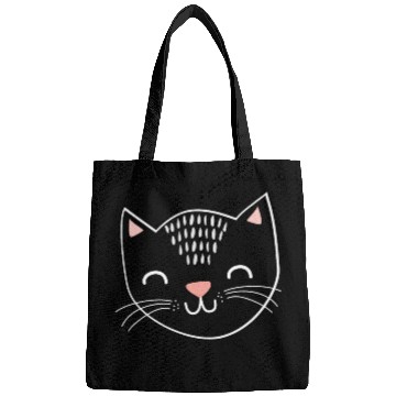 Discover cat face cute gift love cuddle pet relax animal Bags
