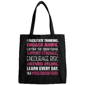 Discover Im A Physical Education Teacher Bags