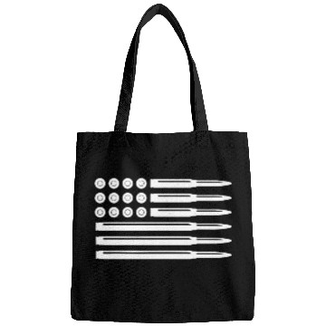 Discover Bullets American Flag Usa Pro Gun Rights Infidel N Bags