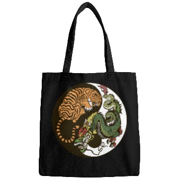 Discover Yin yang tiger & dragon Bags