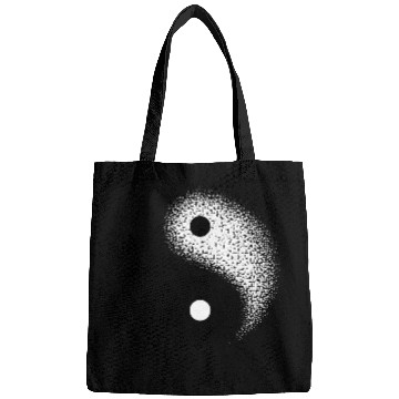 Discover Yin yang white & black Bags
