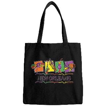 Discover NEW-ORLEANS-SQUARES-eps Bags