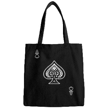 Discover Ace Of Spades Playing Card A o s Aos Black Gamblin Bags