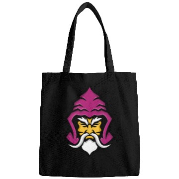 Discover Wizard Head Front Mascot Bags