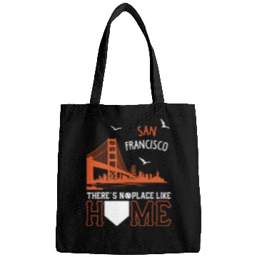 Discover Baseball - san francisco my home Bags