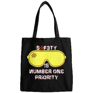 Discover Safety Is Number One Priority - Crazy Russian Hacker Safetyglasses Bags
