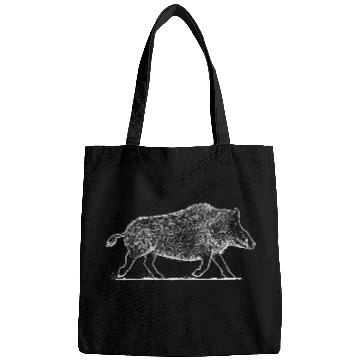 Discover Wild Hog - Vintage Style Boar Graphic Bags