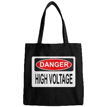 Discover Danger High Voltage Electric Shock Warning Bags